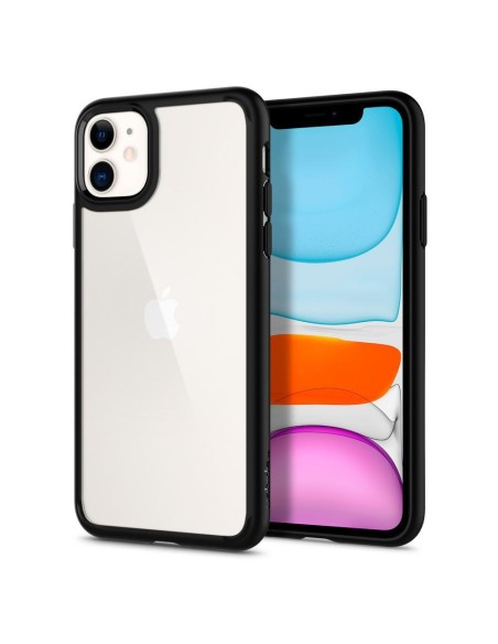 Spigen Ultra Hybrid dėklas, skirtas iPhone 11 - matinė juoda Spigen Ultra Hybrid dėklas, skirtas iPhone 11 - matinė juoda