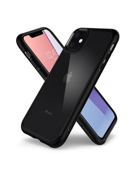 Spigen Ultra Hybrid dėklas, skirtas iPhone 11 - matinė juoda Spigen Ultra Hybrid dėklas, skirtas iPhone 11 - matinė juoda