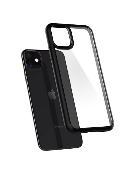 Spigen Ultra Hybrid dėklas, skirtas iPhone 11 - matinė juoda Spigen Ultra Hybrid dėklas, skirtas iPhone 11 - matinė juoda