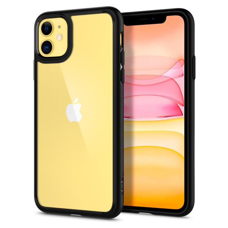 Spigen Ultra Hybrid dėklas, skirtas iPhone 11 - matinė juoda