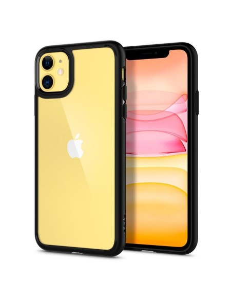 Spigen Ultra Hybrid dėklas, skirtas iPhone 11 - matinė juoda Spigen Ultra Hybrid dėklas, skirtas iPhone 11 - matinė juoda