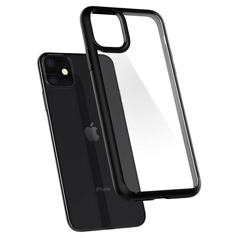 Spigen Ultra Hybrid dėklas, skirtas iPhone 11 - matinė juoda