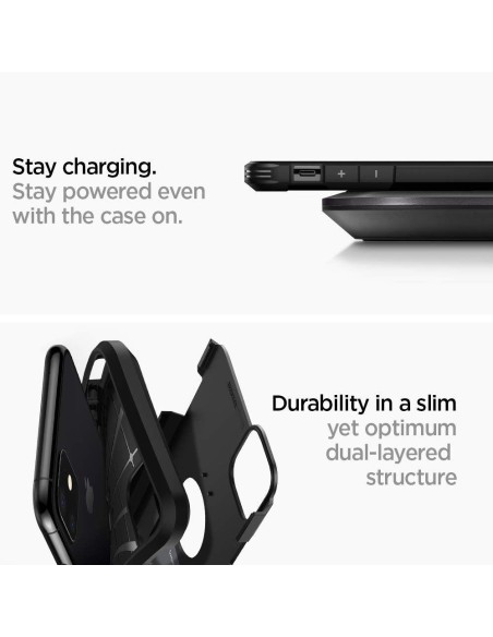 Spigen Tough Armor dėklas iPhone 11 - juodas Spigen Tough Armor dėklas iPhone 11 - juodas