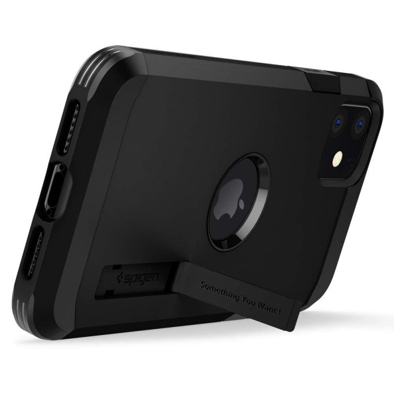 Spigen Tough Armor dėklas iPhone 11 - juodas