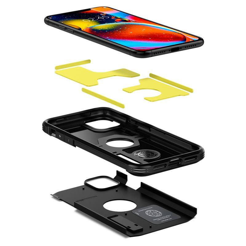 Spigen Tough Armor dėklas iPhone 11 - juodas