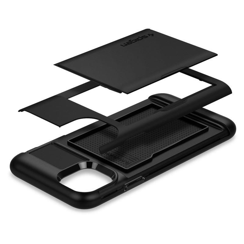 Spigen Slim Armor CS dėklas iPhone 11 - juodas