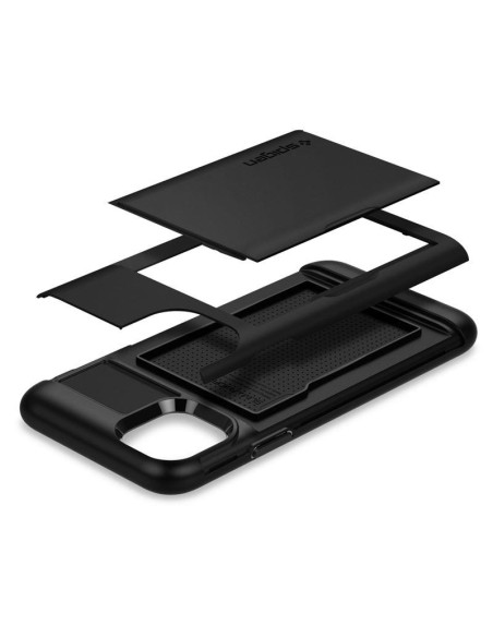 Spigen Slim Armor CS dėklas iPhone 11 - juodas