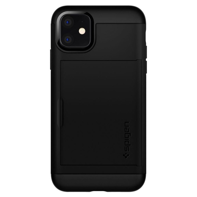 Spigen Slim Armor CS dėklas iPhone 11 - juodas