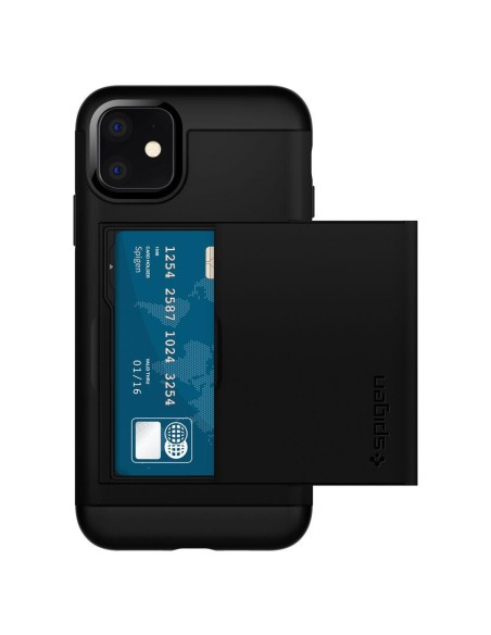 Spigen Slim Armor CS dėklas iPhone 11 - juodas