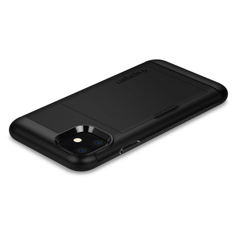 Spigen Slim Armor CS dėklas iPhone 11 - juodas
