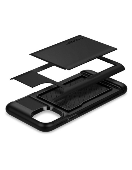 Spigen Slim Armor CS dėklas iPhone 11 - juodas