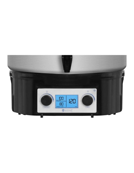 Šildytuvas karštam vynui su čiaupu, LCD laikmatis, nerūdijantis plienas 2000W 27L Šildytuvas karštam vynui su čiaupu, LCD laikmatis, nerūdijantis plienas 2000W 27L