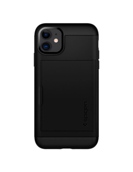 Spigen Slim Armor CS dėklas iPhone 11 - juodas