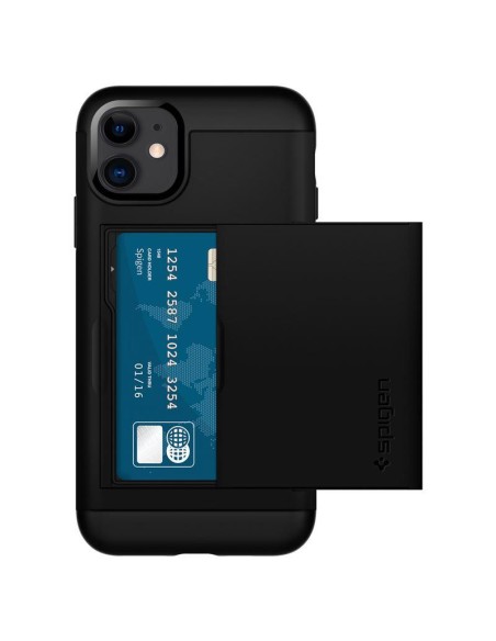 Spigen Slim Armor CS dėklas iPhone 11 - juodas