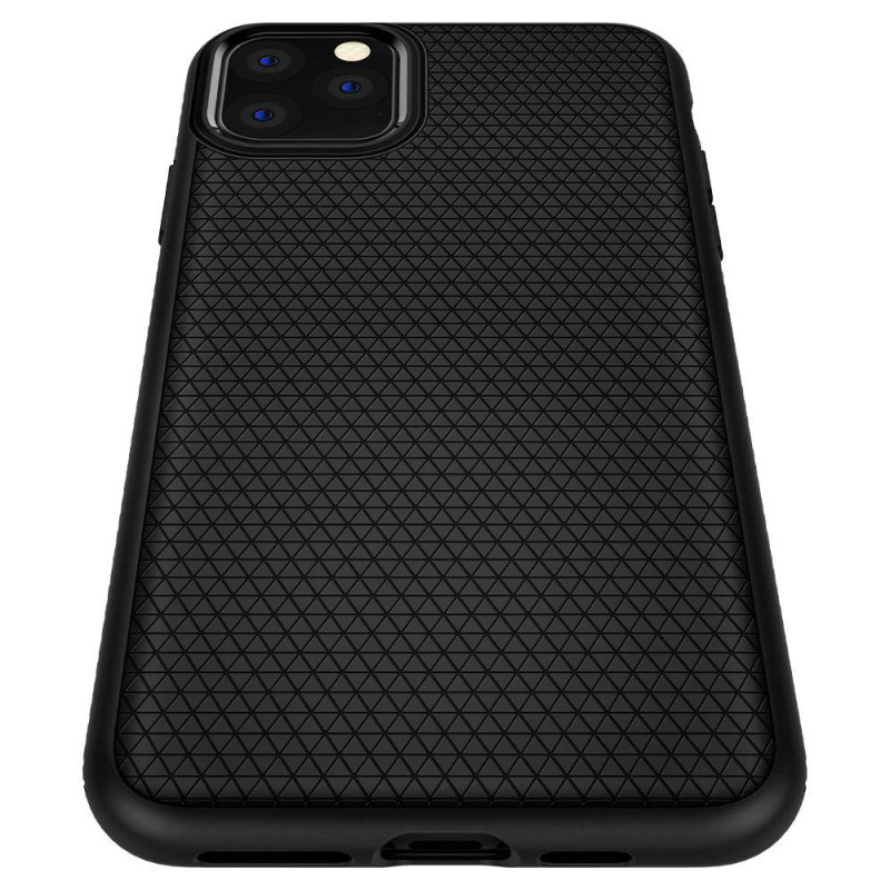 Spigen Liquid Air dėklas, skirtas iPhone 11 Pro Max - matinė juoda