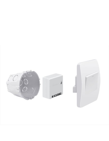 MINI R2 WiFi įleidžiamas relės jungiklis WiFi valdiklis iki 10A baltas