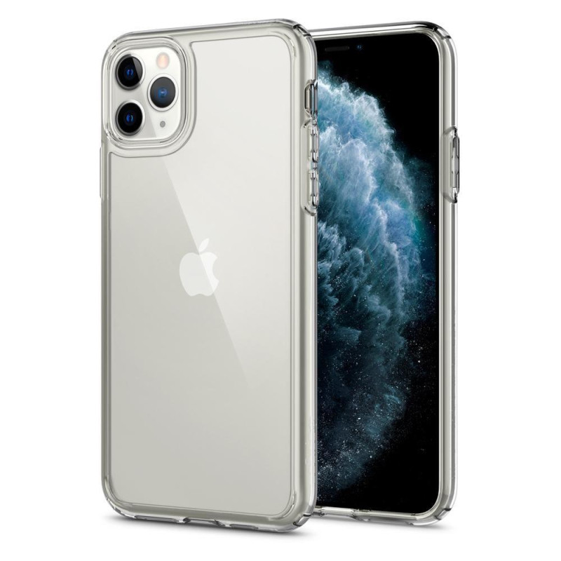 Spigen Ultra Hybrid dėklas iPhone 11 Pro Max - skaidrus