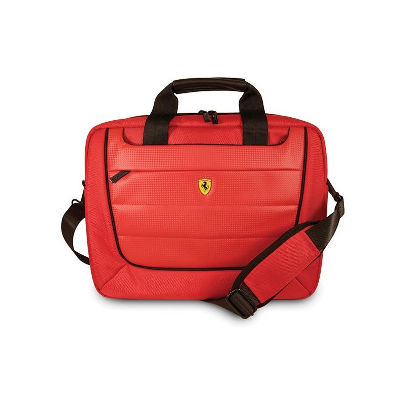 Ferrari Scuderia krepšys 16" nešiojamam kompiuteriui - raudonas Ferrari Scuderia krepšys 16" nešiojamam kompiuteriui - raudonas