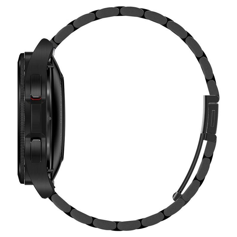 Spigen Modern Fit dirželis, skirtas Samsung Galaxy Watch 4 / 5 / 5 Pro / 6 - juodas