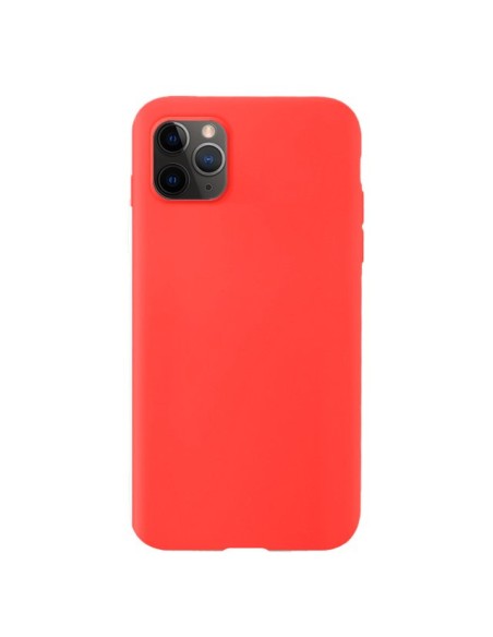 Silicone Case lankstus silikoninis dėklo dangtelis skirtas iPhone 11 Pro raudonas