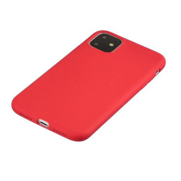 Silicone Case lankstus silikoninis dėklo dangtelis skirtas iPhone 11 Pro raudonas