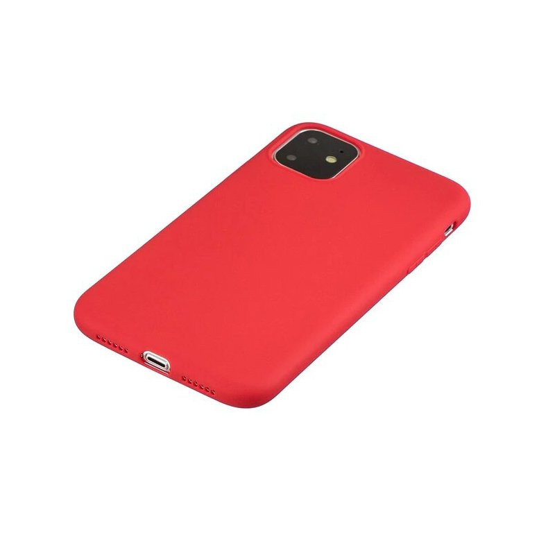 Silicone Case lankstus silikoninis dėklo dangtelis skirtas iPhone 11 Pro raudonas