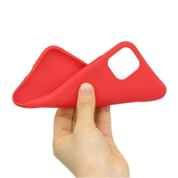 Silicone Case lankstus silikoninis dėklo dangtelis skirtas iPhone 11 Pro raudonas