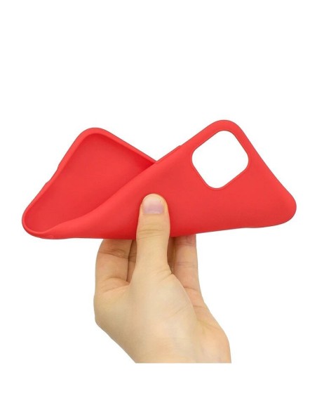 Silicone Case lankstus silikoninis dėklo dangtelis skirtas iPhone 11 Pro raudonas