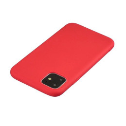 Silicone Case lankstus silikoninis dėklo dangtelis skirtas iPhone 11 Pro raudonas