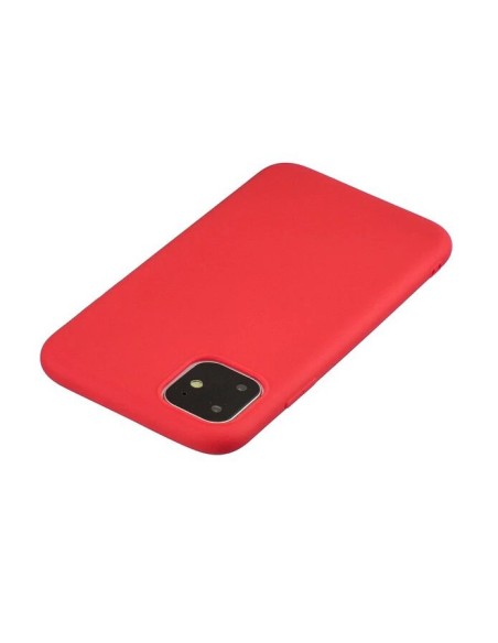 Silicone Case lankstus silikoninis dėklo dangtelis skirtas iPhone 11 Pro raudonas
