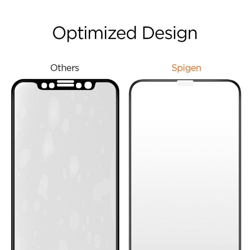 Spigen Glass FC grūdintas stiklas skirtas iPhone 11 Pro - juodas 2 vnt.