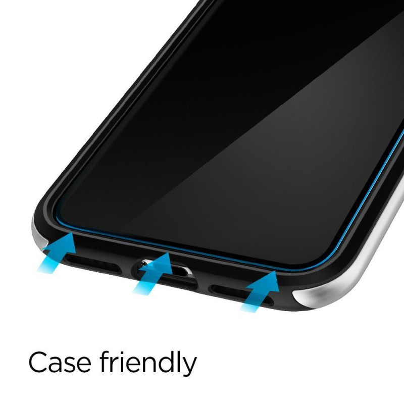 Spigen Glass FC grūdintas stiklas skirtas iPhone 11 Pro - juodas 2 vnt.
