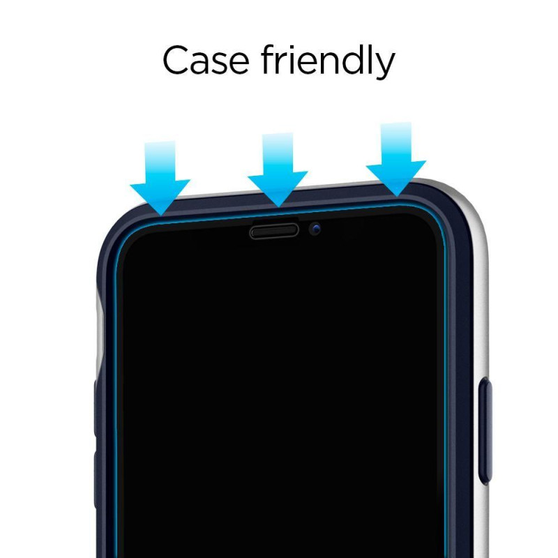 Spigen Glass FC grūdintas stiklas skirtas iPhone 11 Pro - juodas 2 vnt.
