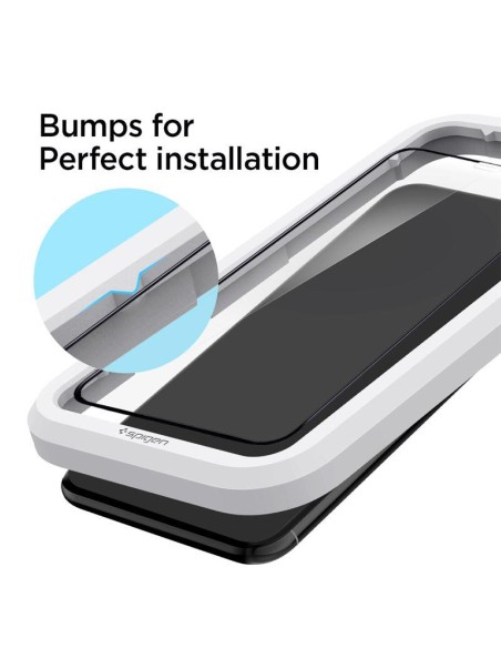 Spigen ALM Glass FC grūdintas stiklas skirtas iPhone 11 Pro Max - juodas Spigen ALM Glass FC grūdintas stiklas skirtas iPhone 11 Pro Max - juodas