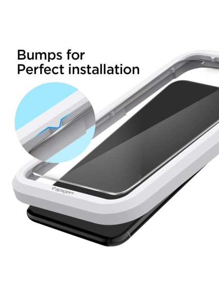 Spigen ALM Glas.tR Plonas grūdintas stiklas iPhone 11 / XR - 2 vnt.
