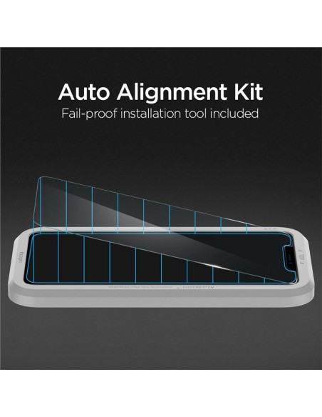 Spigen ALM Glas.tR Plonas grūdintas stiklas iPhone 11 / XR - 2 vnt.