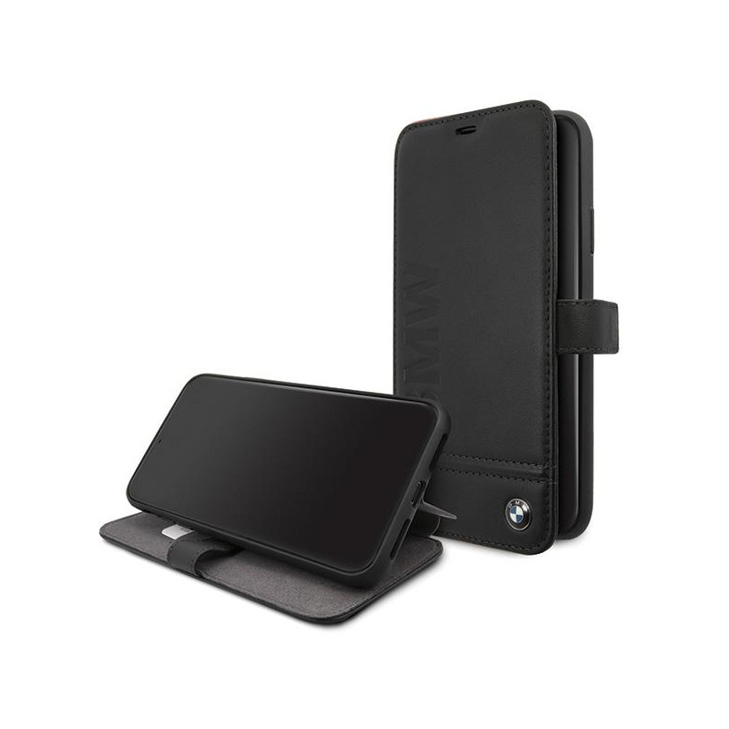 BMW Signature dėklas iPhone 11 Pro Max - juodas