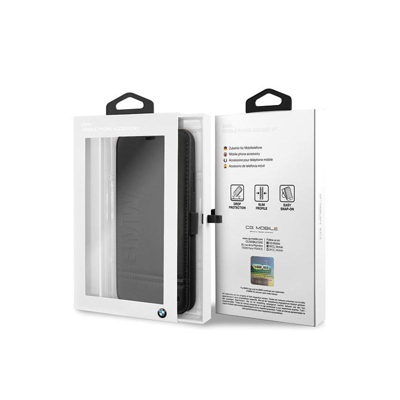 BMW Signature dėklas iPhone 11 Pro Max - juodas