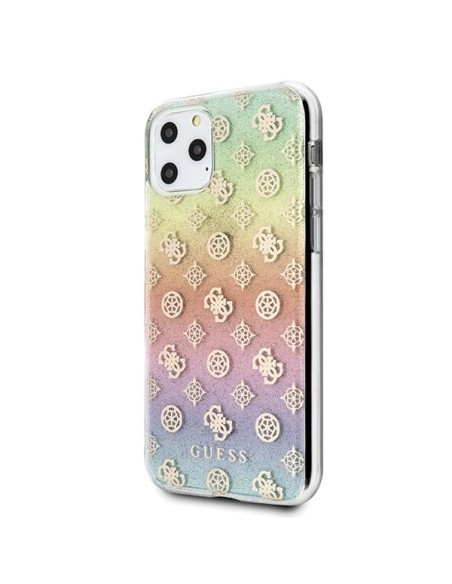 Guess Iridescent 4G Peony dėklas iPhone 11 Pro - įvairiaspalvis Guess Iridescent 4G Peony dėklas iPhone 11 Pro - įvairiaspalvis