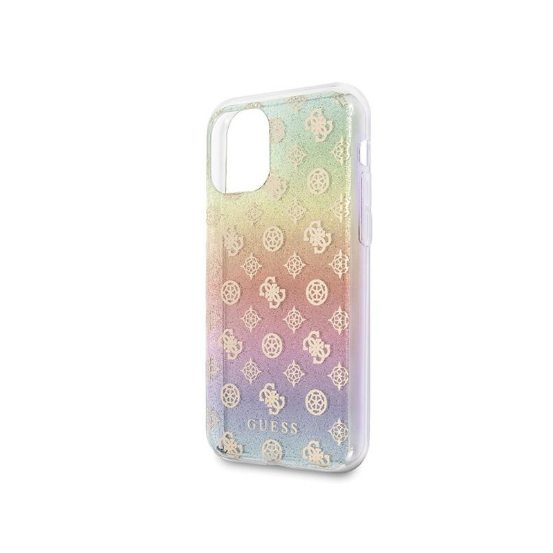 Guess Iridescent 4G Peony dėklas iPhone 11 Pro - įvairiaspalvis
