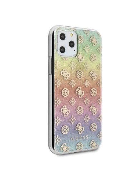 Guess Iridescent 4G Peony dėklas iPhone 11 Pro - įvairiaspalvis Guess Iridescent 4G Peony dėklas iPhone 11 Pro - įvairiaspalvis