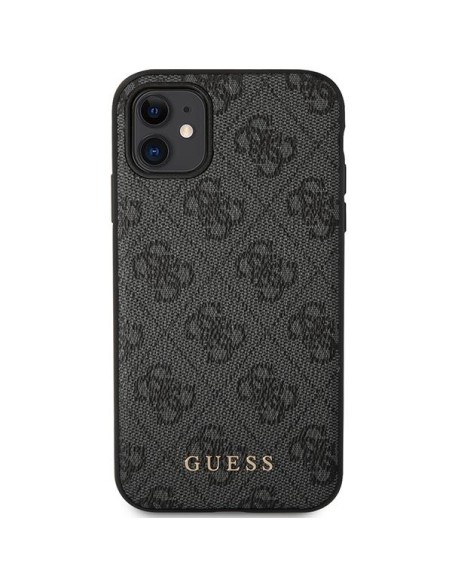 Guess 4G Collection dėklas, skirtas iPhone 11 / Xr - pilkas Guess 4G Collection dėklas, skirtas iPhone 11 / Xr - pilkas