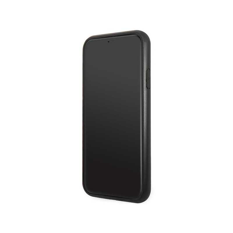 Guess 4G Collection dėklas, skirtas iPhone 11 / Xr - pilkas