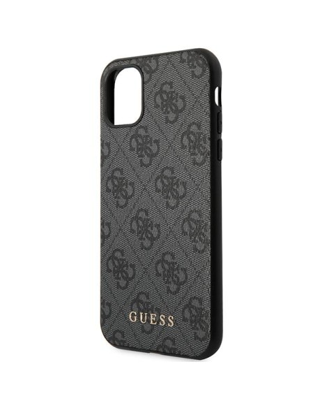 Guess 4G Collection dėklas, skirtas iPhone 11 / Xr - pilkas Guess 4G Collection dėklas, skirtas iPhone 11 / Xr - pilkas
