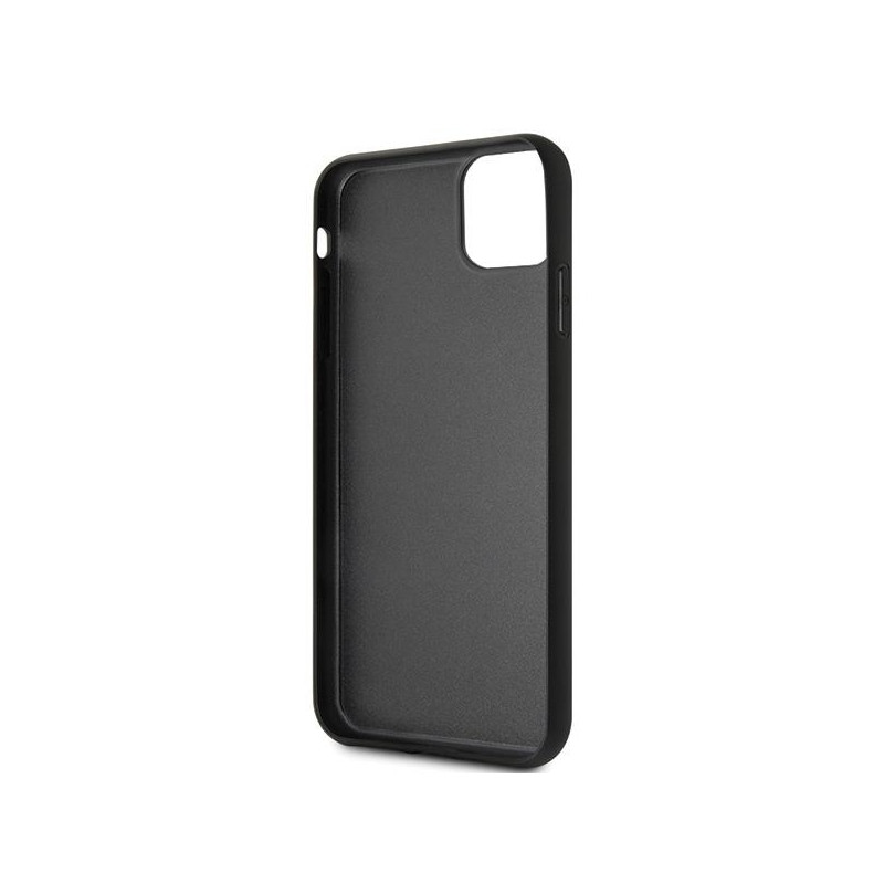 Guess Glitter Logo dėklas, skirtas iPhone 11 Pro Max - juodas