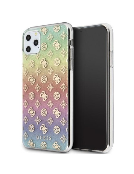 Guess Iridescent 4G Peony dėklas, skirtas iPhone 11 Pro Max - įvairiaspalvis