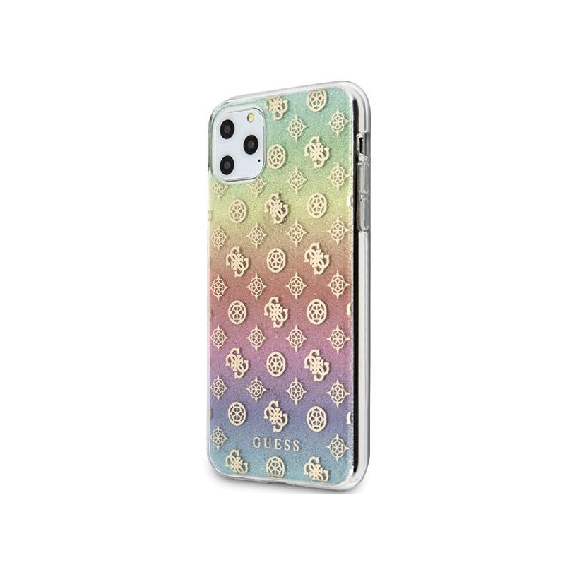 Guess Iridescent 4G Peony dėklas, skirtas iPhone 11 Pro Max - įvairiaspalvis