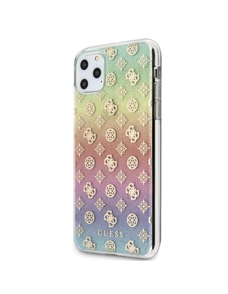 Guess Iridescent 4G Peony dėklas, skirtas iPhone 11 Pro Max - įvairiaspalvis