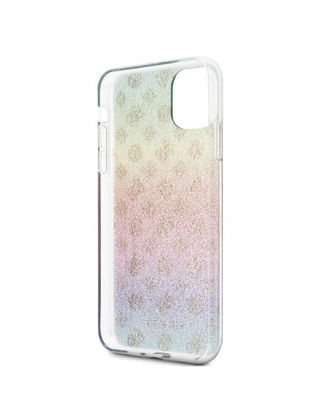 Guess Iridescent 4G Peony dėklas, skirtas iPhone 11 Pro Max - įvairiaspalvis