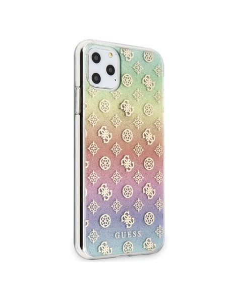 Guess Iridescent 4G Peony dėklas, skirtas iPhone 11 Pro Max - įvairiaspalvis